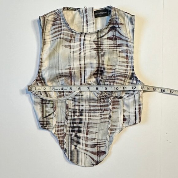 PRETTYLITTLETHING | Corset Top Sleeveless Shirt Tank Blouse - Picture 6 of 11